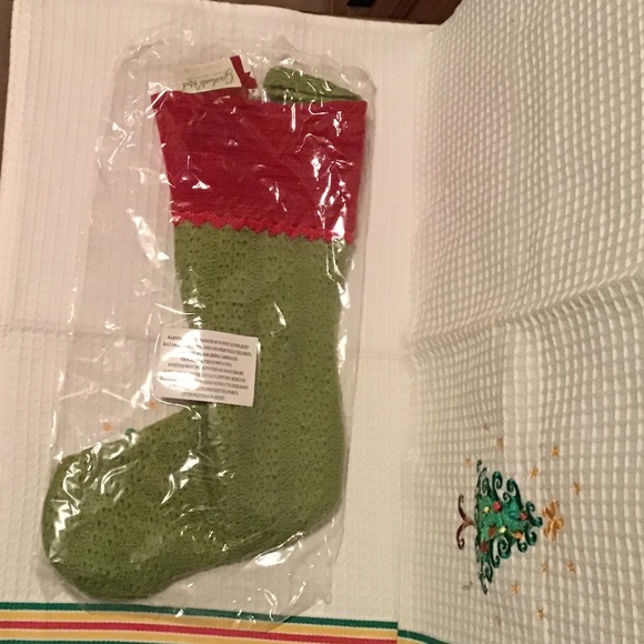NWT Grasslands Road “ Winter Bloom” Christmas Stockings - set of 2 - Picture 6 of 8